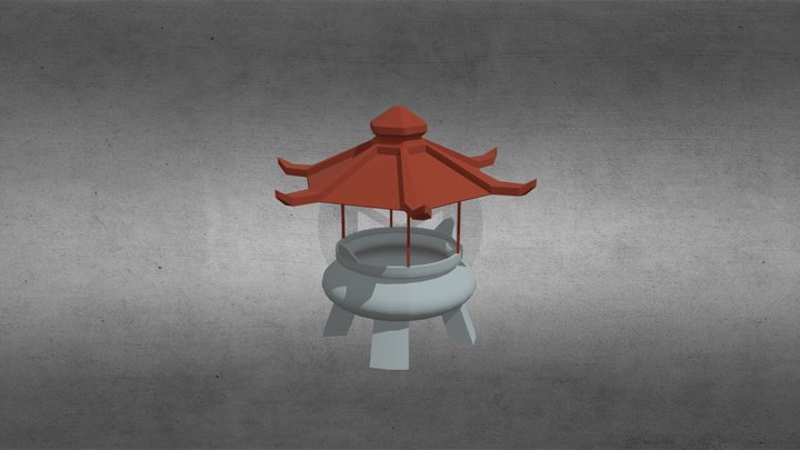 香爐 3D Model