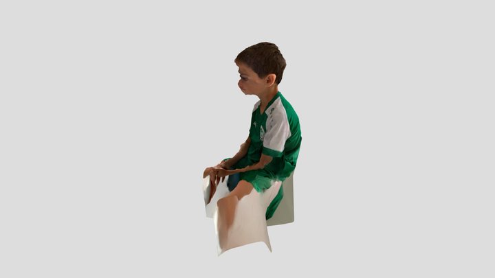 Jonathan, joueur de foot 3D Model