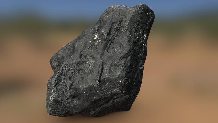 Coastal Rock 3D Model