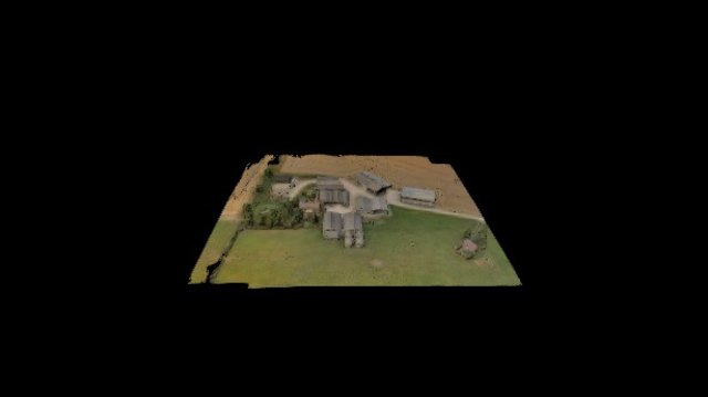 Buckinghamshire Farm Simplified 3d Mesh 3D Model