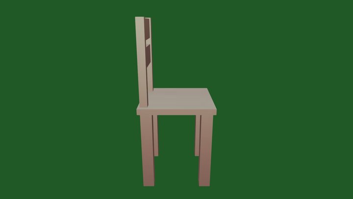 Simple Object 1: Chair 3D Model
