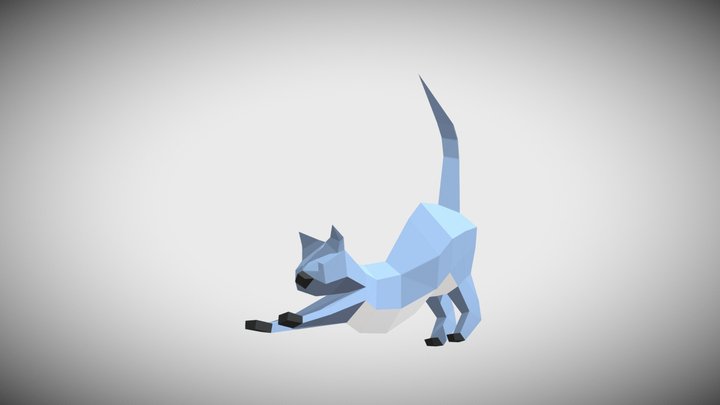 CAT BY PAPER CRAFT 4885 3D Model