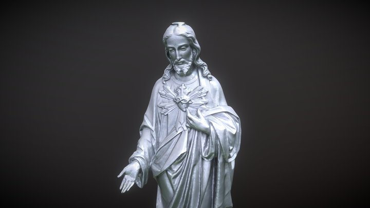 Jesus Christ Statue 3D Model