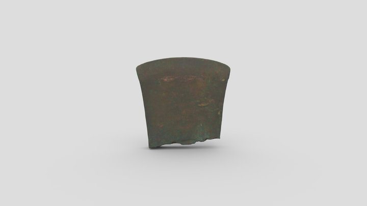 Hacha Cobre 3D Model