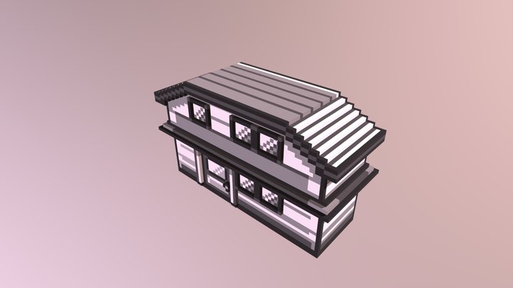 Pokémon Red/Blue - Player's House 3D Model