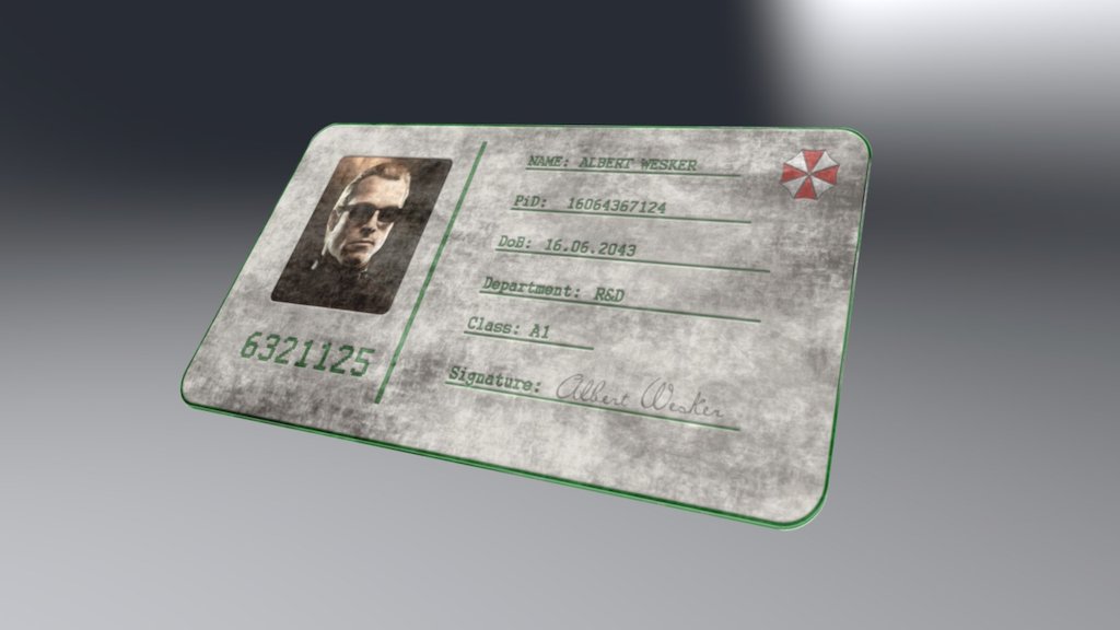 Fallout 4 - ID Card Retexture - 3D model by ClearanceClarence [375eea4 ...