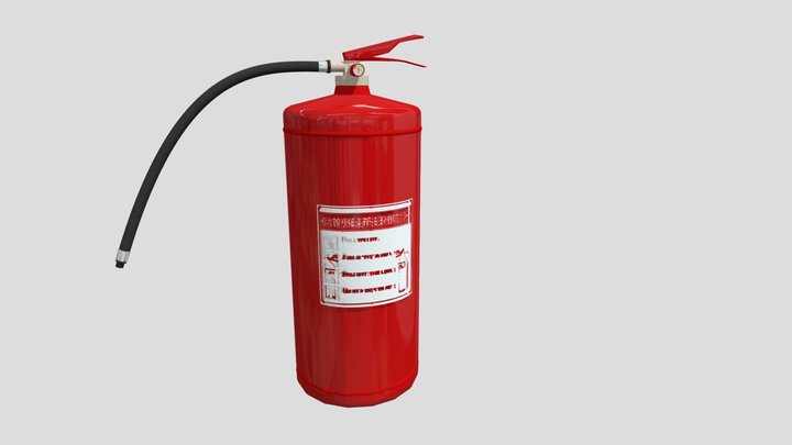 fire extinguisher 3D Model