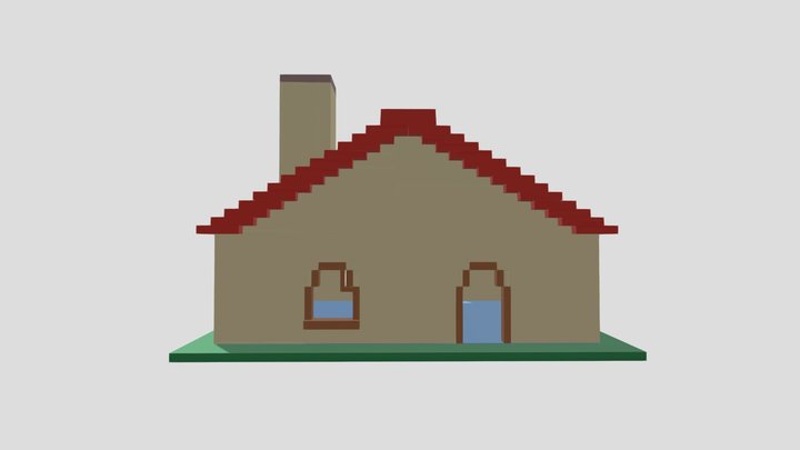 roblox classic house 3D Model