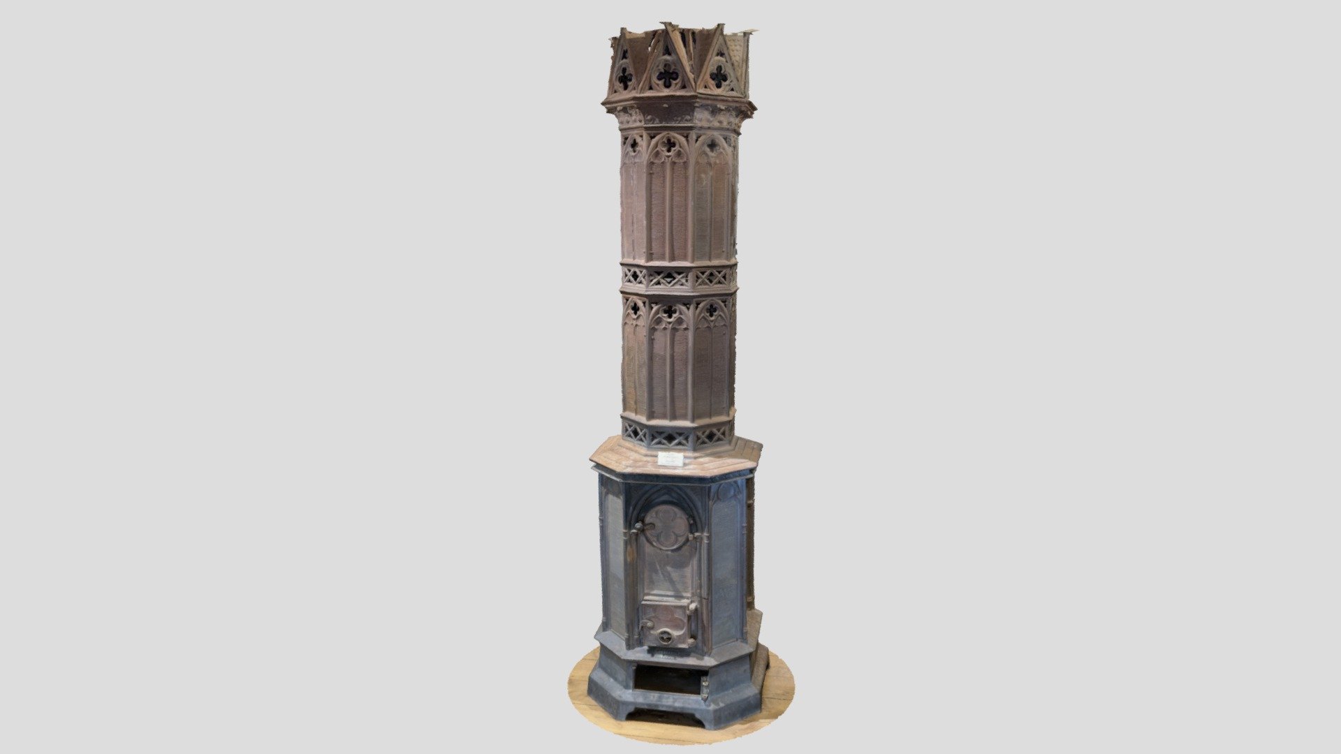 Stove From The 19Th Century Foyer (1890) — Sketchfab embed 3D viewer