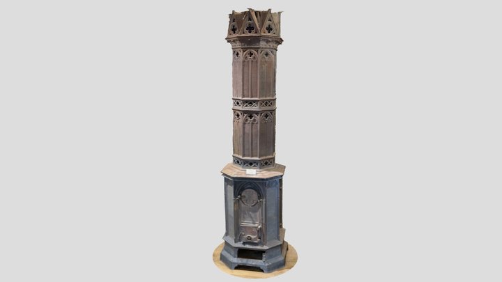 Stove From The 19Th Century Foyer (1890) 3D Model
