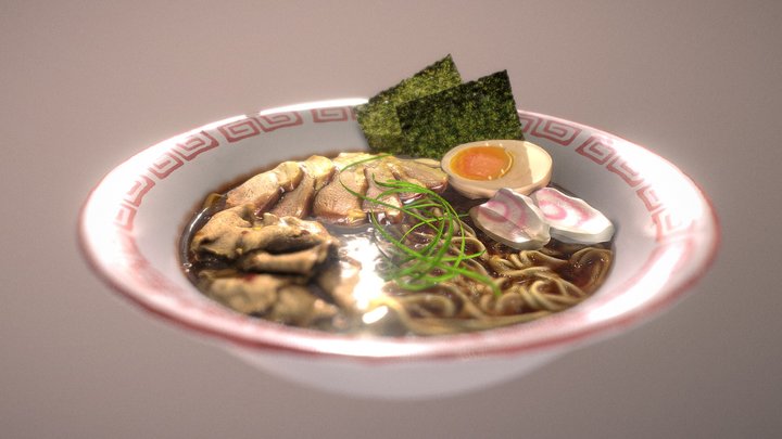 Shoyu Ramen 3D Model