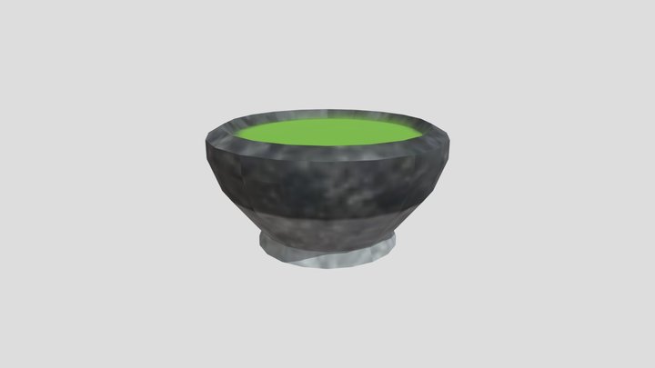 Stone_ Matcha_ Cup 3D Model