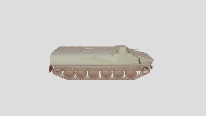 MT-LB APC 3D Model