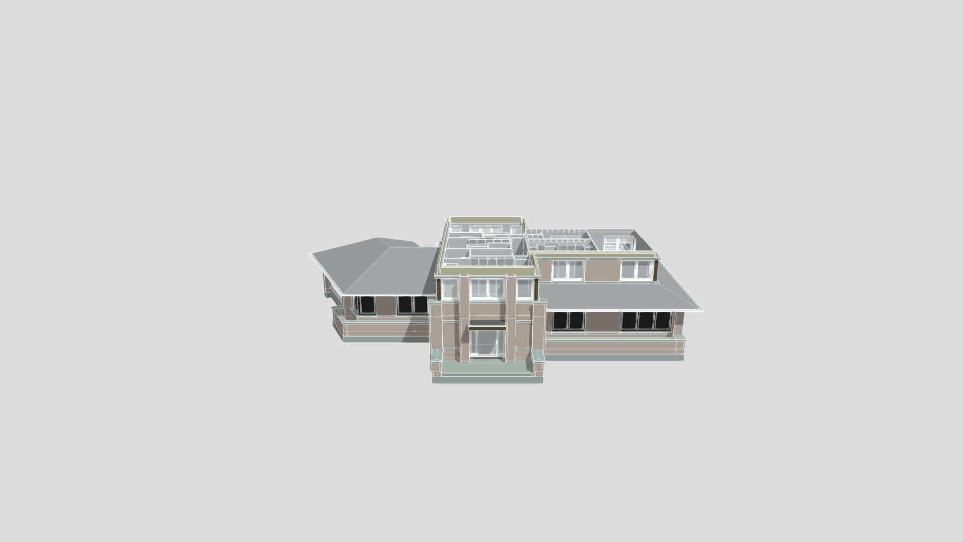 Nieuwbouw VD Fam. ter Horst - 3D model by Daniel1990 [37621f2] - Sketchfab