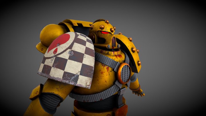 Badab War Veteran 3D Model