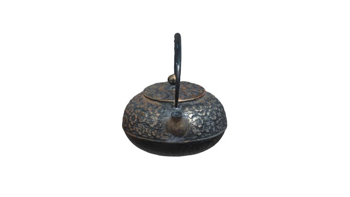 Nambu ironware kettle 3D Model