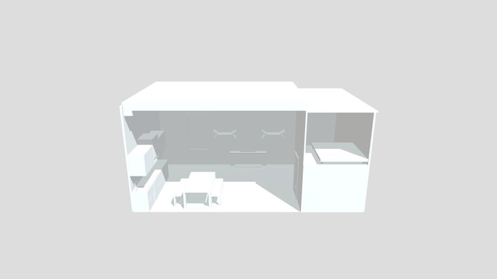 Doll's house flat 3D Model
