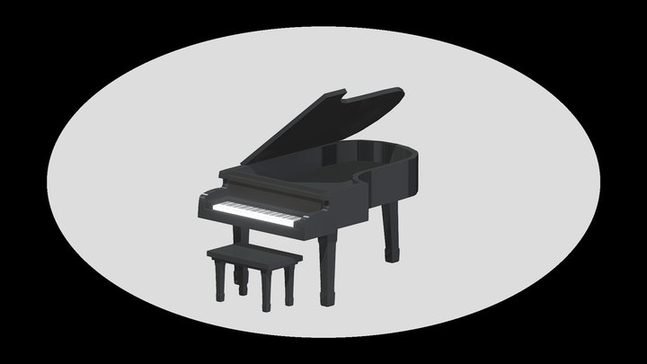 The good piano 3D Model