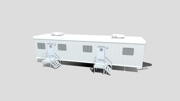 Jobsite Trailer 3D Model