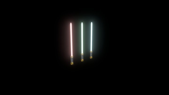 Lightsabers 3D Model