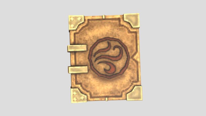 WitchBlood Book From Gorilla Tag 3D Model