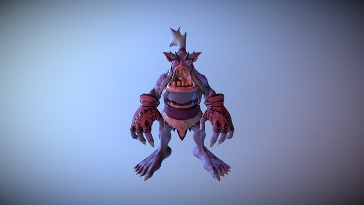 Ghoul 3D Model