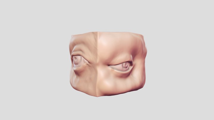 Eye Cube 3D Model