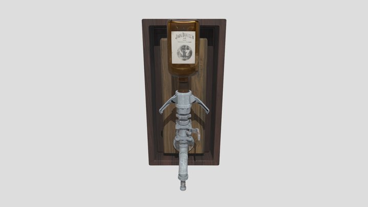 Rustic Bar Tap 3D Model