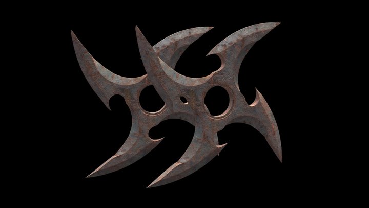 Shuriken Ara Ara Rust 3D Model