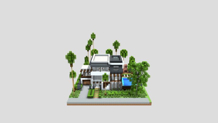 Modern house 2 3D Model