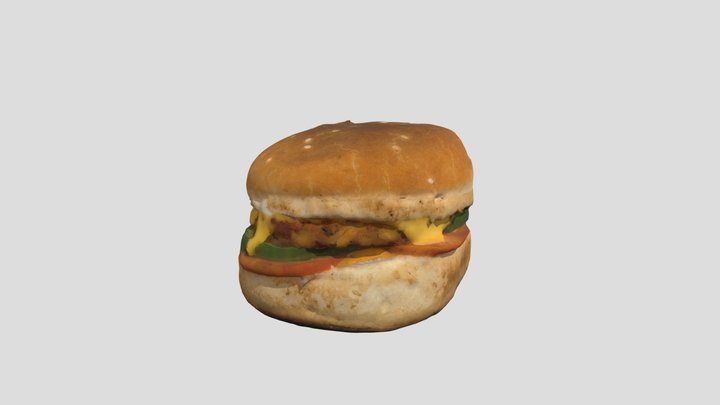 Burger_ Full 3D Model