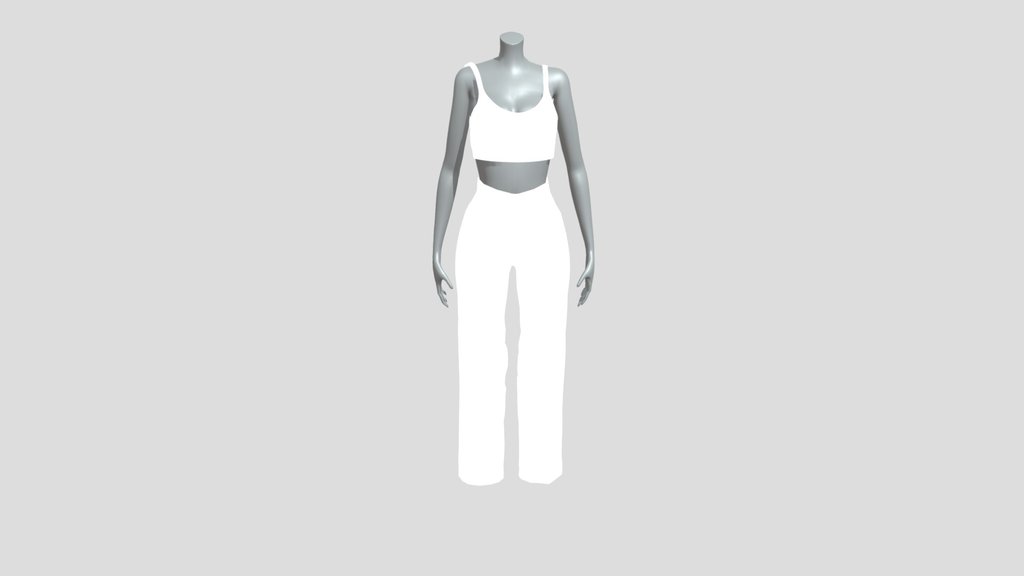 Pants And Tshirt Model Rigged