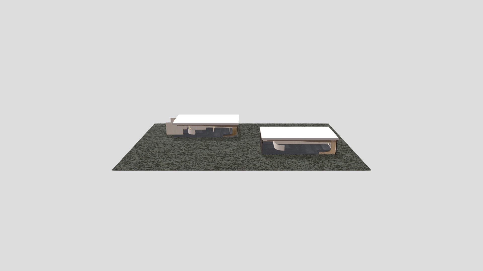 Front y back desk de AB Arquitectos