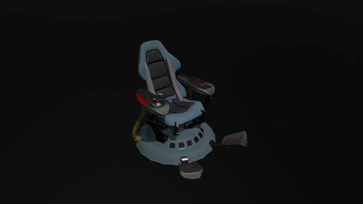 Captain's Seat 3D Model