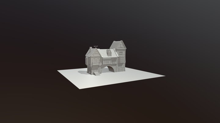 Casinha medieval 3D Model