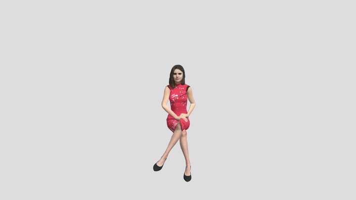 Dr Sofia - Sitting 3D Model