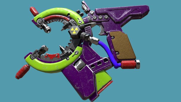 Fantastic plasma gun 3D Model