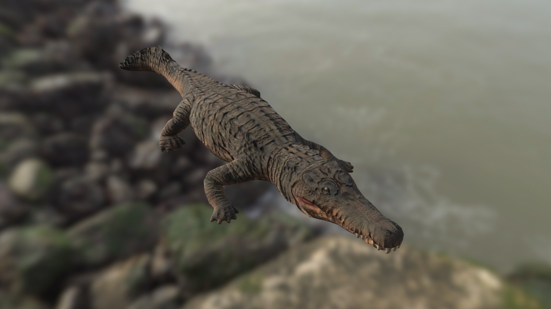 Deinosuchus By AM 2023 - Free Daz 3D Models