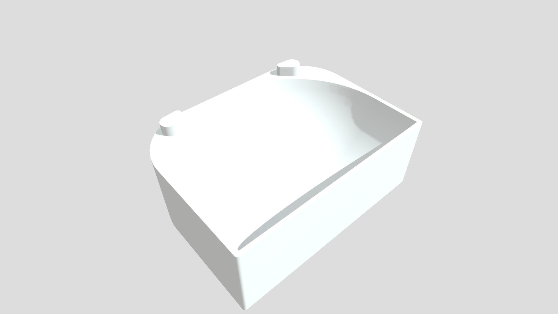 Stackable Component Bin (Half) - 3D model by PrestigiousMage [376b682 ...
