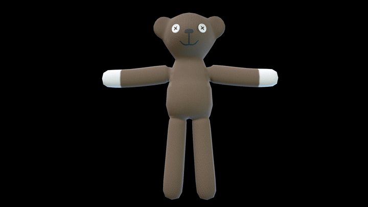 Mr Bean bear 3D Model