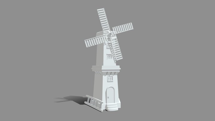 Mill 3D Model
