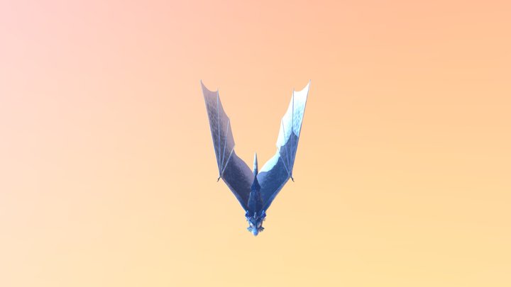 Dragon Flight Cycle 3D Model