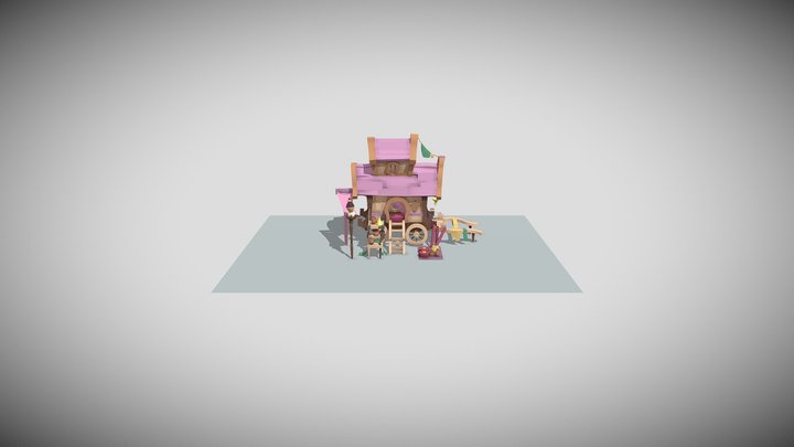 Carretón 3D Model