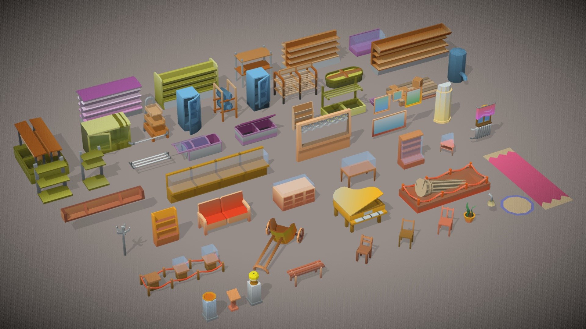 Furniture pack - 3D model by Leshenko Denis (@leshenko) [376de5a ...