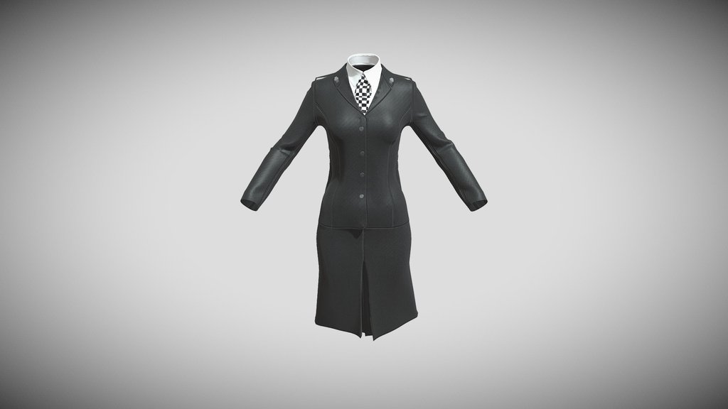 1980s Female Police Officer Uniform
