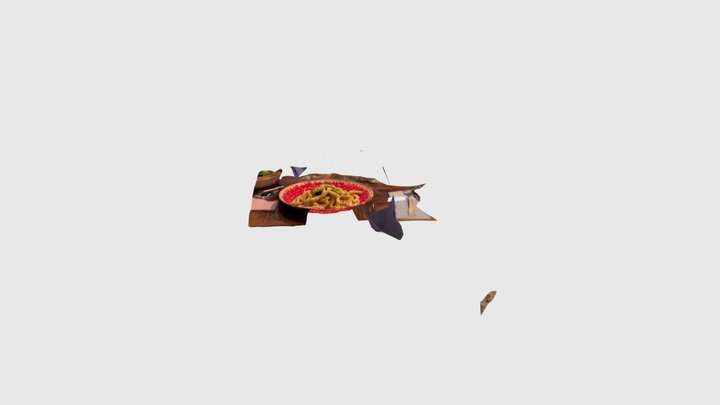 Pasta plate 3D Model