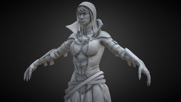 witch 3D Model