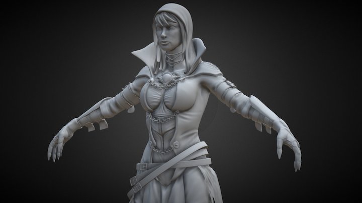 witch 3D Model