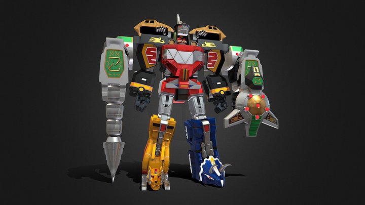 Mega Dragonzord (Zyutei Daizyuzin) 3D Model