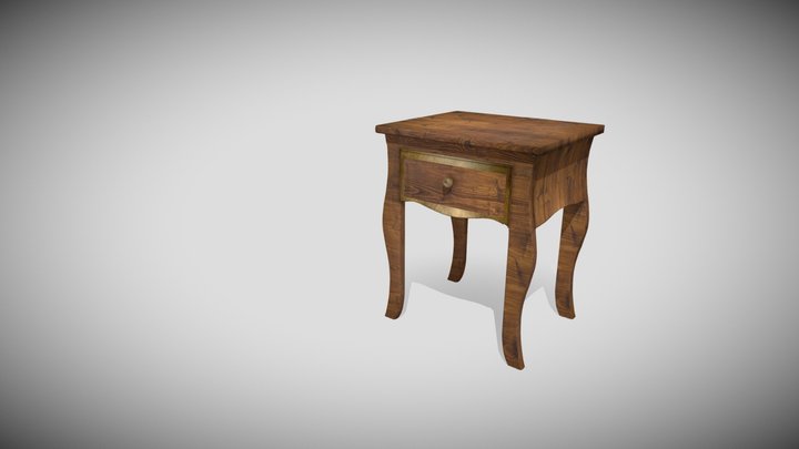 3D Nightstand 3D Model